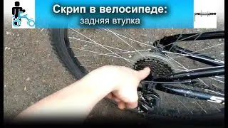 Скрип в велосипеде: задняя втулка