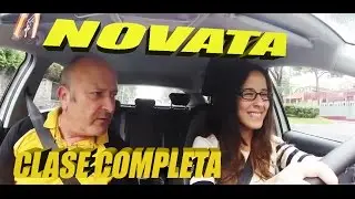 ¡En su 4ª Clase de conducir/manejo! ¡Mira lo que le pasa!. Aprendiendo a conducir