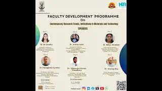 FDP on Contemporary Research Trends, Innovations In Materials And Technology (DAY 1)
