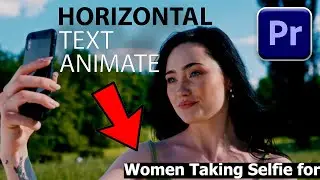 Create Horizontal Scrolling Text Adobe Premiere Pro Tutorial in Hindi