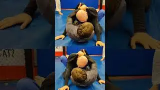 Self Defense Technique: T-Shirt Cross Choke from Guard #bjj