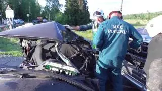 Страшное. ДТП 5 авто с пострадавшими, трасса серпухов - балабаново, поворот на деревню Тарутино