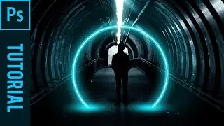 Make a circle light effect - Tutorial Photoshop CC 2019