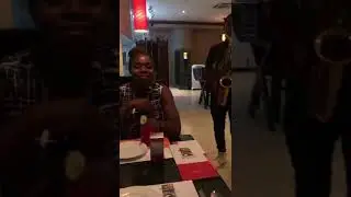 Happy birthday saxophone surprise