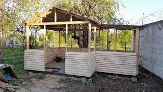 Строительство беседки #3. Почти готово!