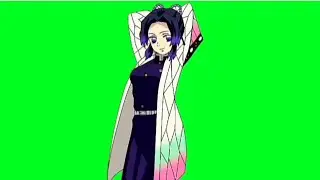 Anime Green Screen: Demon Slayer - Shinobu