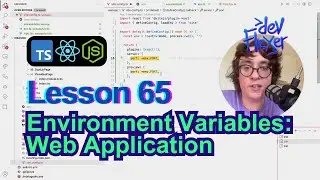 Lesson 65. Environment Variables: Web Application (TypeScript, Node.js, React)