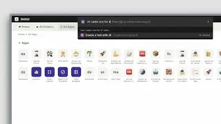 Jestor AI: Create apps and tables, fast.