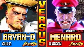 SF6 MenaRD (M.Bison Vs Guile) Bryan-D ▰ High Level