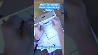 DomyFan 15.6 Touchscreen Portable Monitor. 