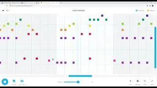 Never Gonna Give You Up in chrome music lab