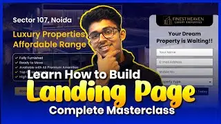 How to create a Landing page in Wordpress | Beginners Guide | Vivek Mishra