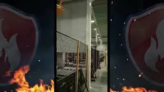 Защита конвейерного проема Противопожарными шторами FireTechnics EI60