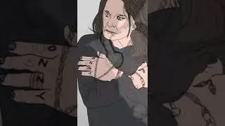 Dibujando a Ozzy Osbourne