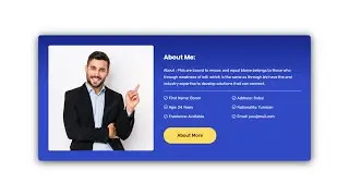 Resume CV section design in HTML CSS with Responsive!