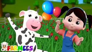Canción De Los Colores De La Granja Con Animales Y Globos Y Más Rimas Para Niños