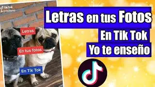 How to Add Letters to TikTok Photos (2020) 📷✔️ | How to Add Letters to TikTok Photos 🙈✔️