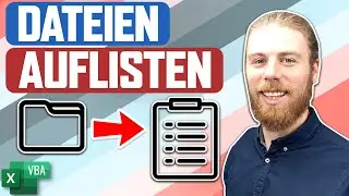 Dateien aus Ordner und Unterordner auslesen | Excel VBA