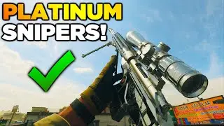 Platinum Snipers Unlocked! (Road to Orion Camo Modern Warfare 2)