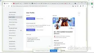 DISCORD | GAVE ME THE OPTION TO UPLOAD PROFILE BANNER FOR FREE
