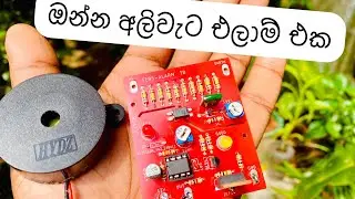 සුපිරිම අලිවැට එලාම් එක | Animal fence alarm