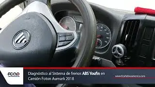 FCAR F7S-G diagnosed ABS on Foton Aumark 2018