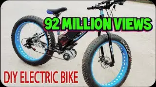 DIY 40km/h Electric Bike Build – Using 350W Brushless Reducer Motor