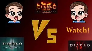 Diablo 4  under review. What is blizzard doing?   Diablo 2 , 3 & 4 comparison.  Rapid Fire Hot Take