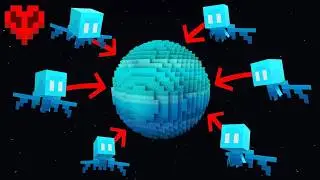 I Trapped 100 Allays Inside a Planet in Minecraft Hardcore!