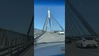 Crossing Anzac Bridge, Sydney Australia #sydney #australia