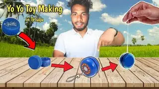 Yo Yo Toy Making in Home | 100% Working | Telugu Experiments