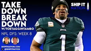 NFL Week 8 DFS Takedown Breakdown | October 28, 2024 | DraftKings DFS Lineup Review and Analysis
