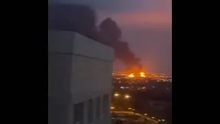 Два вертолета украинских вооруженных сил нанесли ракетный удар по нефтебазе в Белгороде.