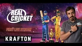 First ever Real Cricket Live stream | Krafton India