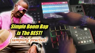 Boom Bap Sample Beat Practice - Akai MPC X Beat Making Tutorial - [MPC One MPC Live 2]