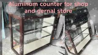 aluminium counter for shop| Aluminum counter showcase | display counter | store counter