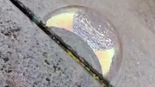 Slowmo happy Bubbles Rainbow colors with iPhone 5S