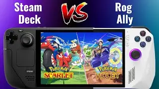 Pokémon Scarlet and Violet | Steam Deck Vs ROG Ally | Yuzu EA 3709