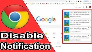 How To Disable Notification from Google Chrome - Disable Google Chrome Notification