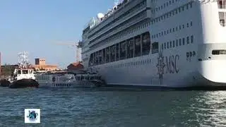 COLLISIONE A VENEZIA TRA LE NAVI DA CROCIERA MSC OPERA E LA RIVER COUNTESS: DUE CONTUSI