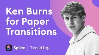 Paper Transitions with Ken Burns | Splice Trending Edits