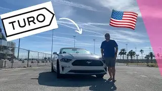 Conhecendo DAYTONA BEACH 🏝️ em um MUSTANG CONVERSÍVEL pela TURO