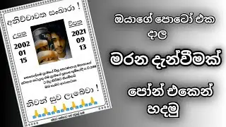 pixellab photo editing sinhala | dead banner sinhala | nadda tec