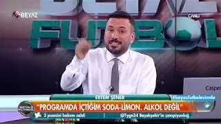 Ertem Şener çılgına döndü! Alkol haberlerine ateş püskürdü