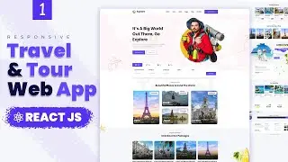 ✈️ React JS Tutorial - TRAVEL WEB APPLICATION | Download Full Source Code.
