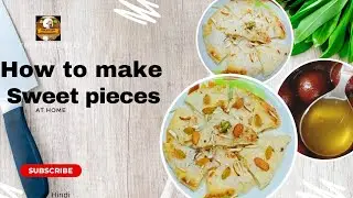 बची हुयी रोटी से बनायें मजेदार  मीठे टुकड़े Leftover Roti sweet tukde Recipe