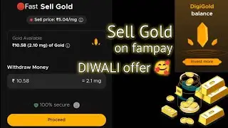 Sell Gold 🪙 | Gold Invest & Sold ✓ |  Diwali offer Fampay | Digigold Forestarmy #fampay #investment