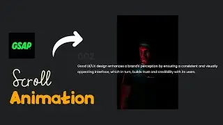 🔥Scroll Animation using GSAP - Text Animation with Split-Type JS🔥
