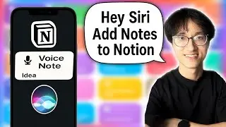 How to Use Siri to take Notion Notes *Hands-Free* in Seconds on iPhone