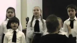 младший хор ДМШ им.А. Петрова, солистка Катя Маргослепенко - Белая дорожка